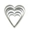Kitcheniva 5-Piece Stainless Steel Heart Shaped Cookie Cutter